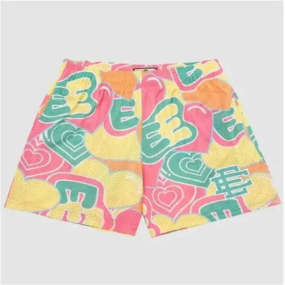 EE (ERIC EMANUEL) NEW YORK CITY SKYLINE - Men's Mesh Print Shorts