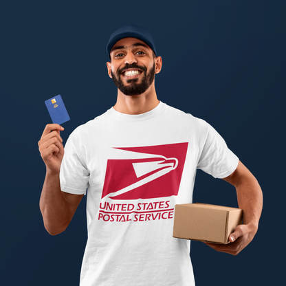 UNITED STATES POSTAL WORKER - SCREEN PRINT TRANSFERS - RED PRINT