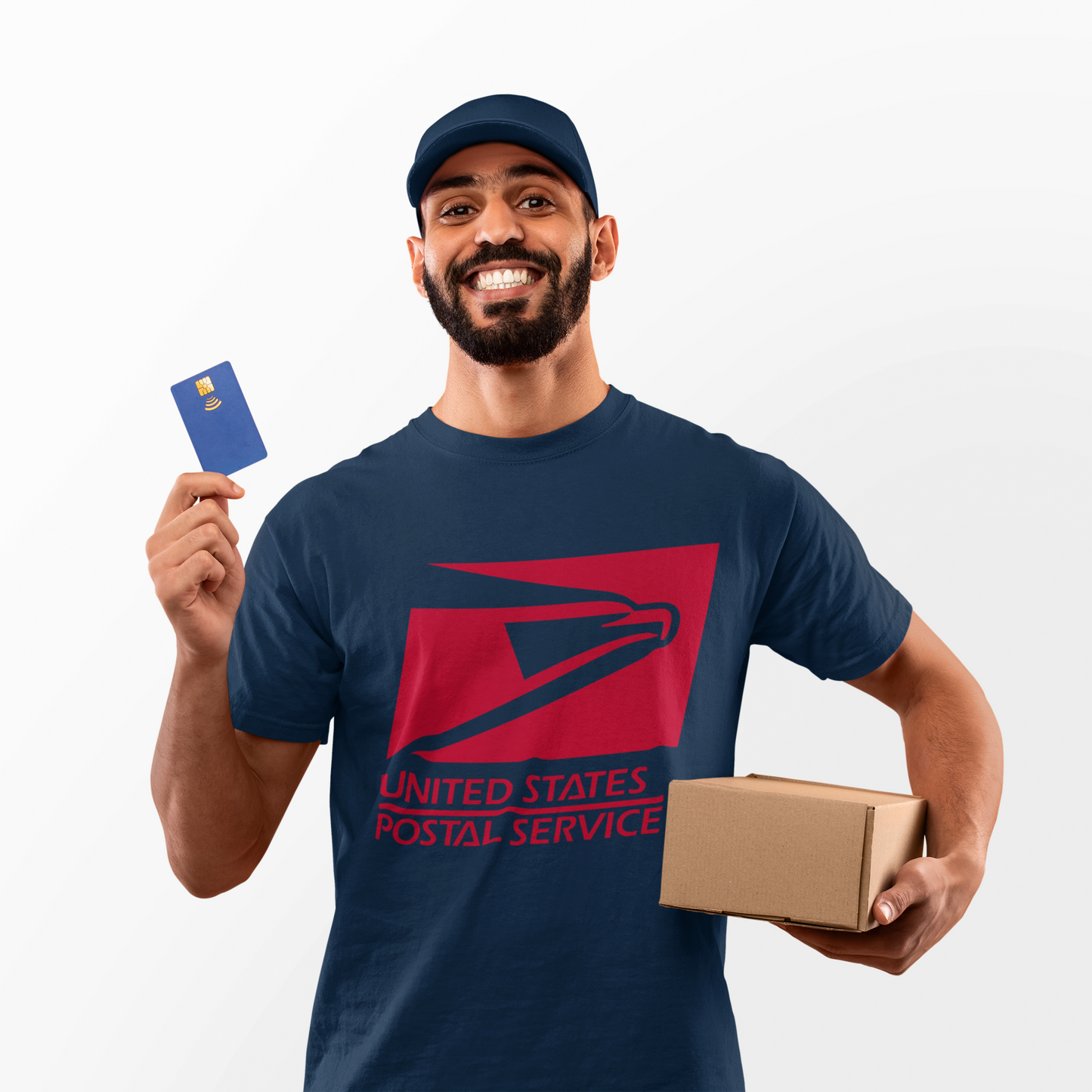 UNITED STATES POSTAL WORKER - SCREEN PRINT TRANSFERS - RED PRINT