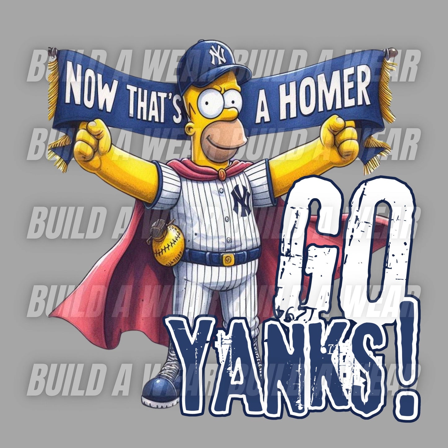 NOW THAT’S A HOMER (GO YANKS) - DOWNLOADABLE PNG