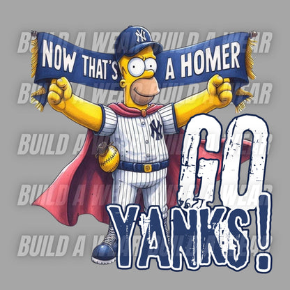 NOW THAT’S A HOMER (GO YANKS) - DOWNLOADABLE PNG