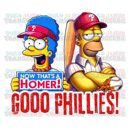 NOW THAT’S A HOMER - DOWNLOADABLE PNG - FT. Marge Simpson & Homer