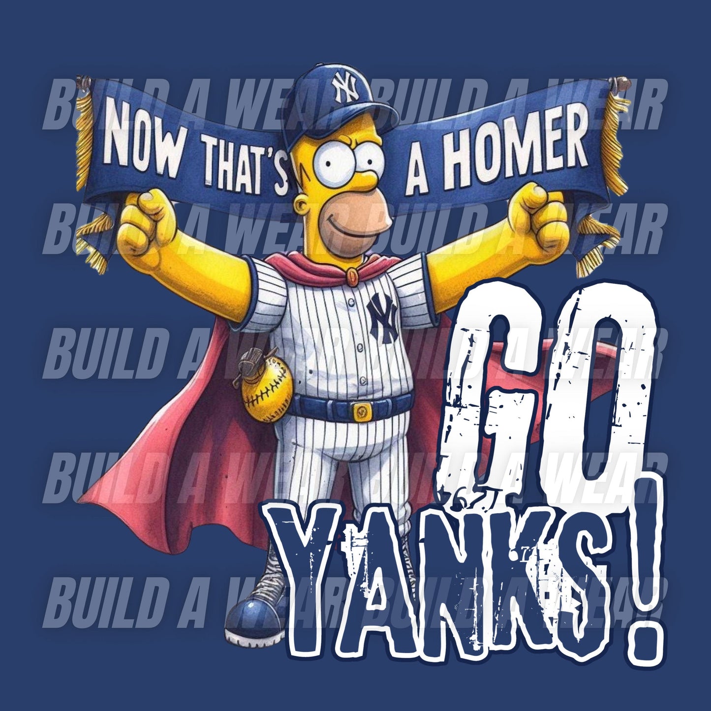 NOW THAT’S A HOMER (GO YANKS) - DOWNLOADABLE PNG