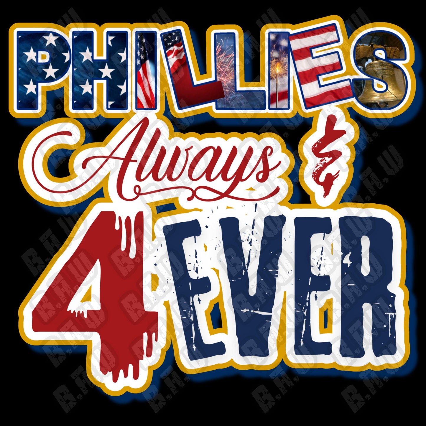 PHILLIES ALWAYS & 4EVER - DOWNLOADABLE PNG