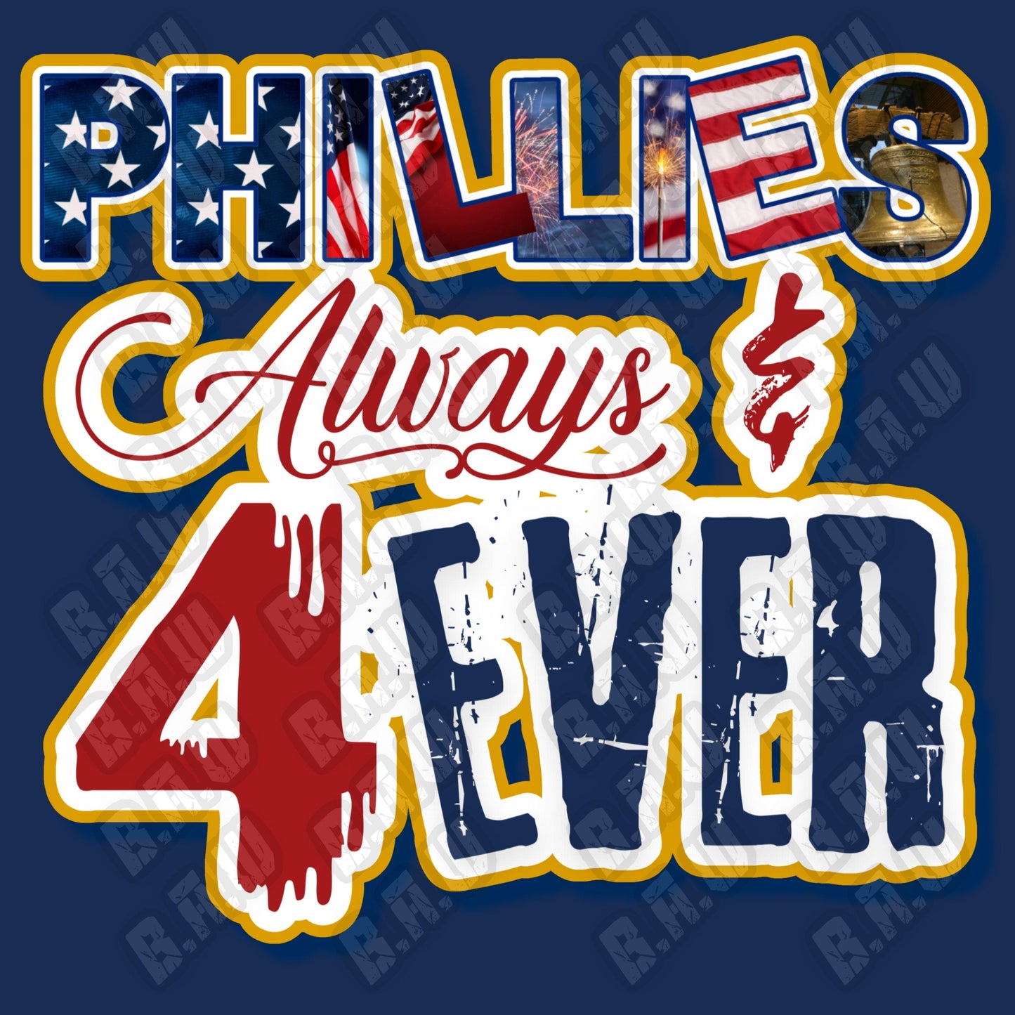 PHILLIES ALWAYS & 4EVER - DOWNLOADABLE PNG