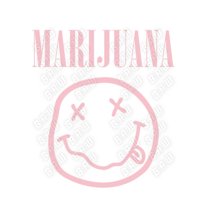 MARIJ X Eyed Smiley Face (4 colors) - High Quality PNG Downloads (4 Files)! For Dtf, Sublimation, Uvdtf, Dtg