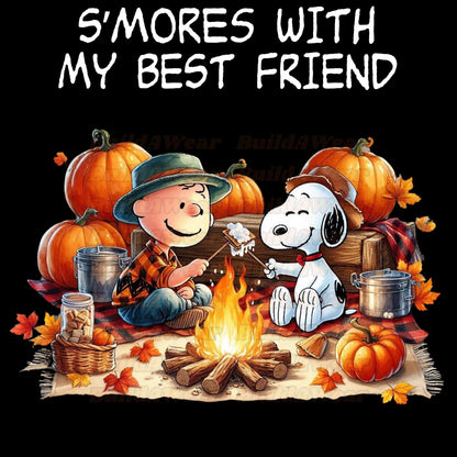 New S’mores With My Best Friend Png - 3 Images Included For 1 Price! Classic Charlie Snoop For Sublimation, DTF, Dtg & Uvdtf Printing!