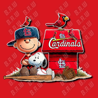 Charlie Cardinals Baseball Fan High Quality 300/3200Dpi PNG Files for Sublimation, DTF, Dtg, Uvdtf & more!