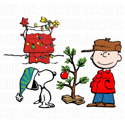 A CHARLIE BROWN  CHRISTMAS - DOWNLOADABLE PNG - 2 IMAGES