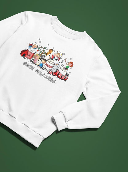 Make Memories Hot Cocoa Cups Christmas Holidays - Ready To Press - DTF Heat Transfers. Great on T-shirts, Hoodies, Sweatshirts, Totes!