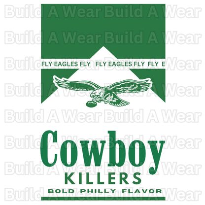 Cowboy Killers Philadelphia Eagles - Philly Football Fans Inspired High Quality PNG, Svg for Sublimation, DTF, DTG, Uvdtf, Screen Printing