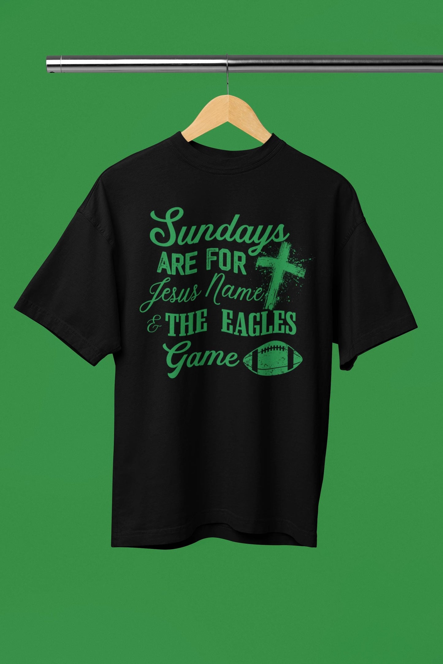 Sundays Are For Jesus Name & The Eagles Games - SCREEN PRINT TRANSFERS